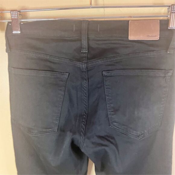 Madewell Women's 8" Skinny‎ Jeans Size 30 Dark Black Denim Streetwear Dark Wash - Picture 5 of 8